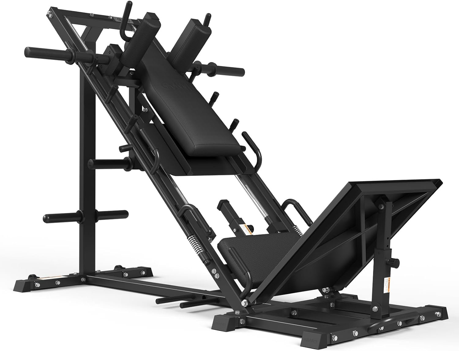 GMWD Leg Press Hack Squat Machine Combo, DD06-V2 Leg Exercise Machine with Linear Bearing, Lower Body Special with Weight Storage for Quads, Hamstring, Glutes - Image 8